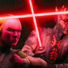 Maul and Devon Izara fighting together in Maul: Shadow Lord