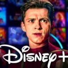 Spider-Man, played by Tom Holland, Disney Plus logo