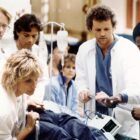 From left: Ed Begley Jr., Cindy Pickett, Bruce Greenwood, David Morse and Denzel Washington on St. Elsewhere, which ran from 1982 to 1988 and won six Emmys in 1986.