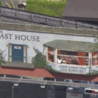Man living inside billboard above Los Angeles' Sunset Strip for Netflix movie promotion