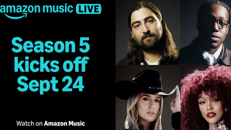 Amazon Music Live saison 5 : Retour le 24 septembre avec des stars, ce que l’on sait.