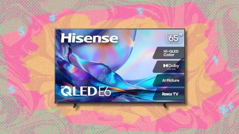 Hisense 65-inch E6SR Hi-QLED TV : Profitez d’une remise de 150 $ sur ce modèle UHD.
