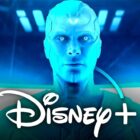 Vision in VisionQuest prequel, Disney Plus logo