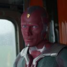 Vision looking directly into the camera in WandaVision episode 7