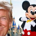 Mickey Mouse (R) and Donald Trump (L)
