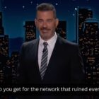 Jimmy Kimmel has a scathing message for Fox News on its 30th birthday