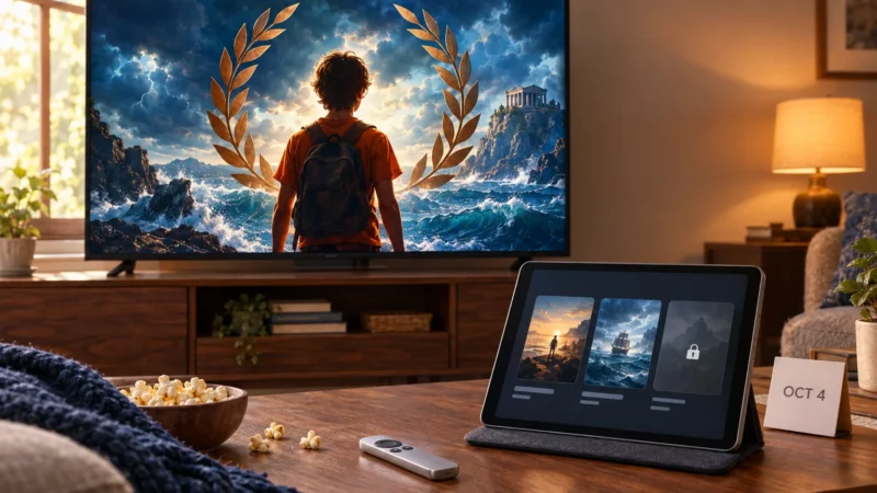 Percy Jackson and the Olympians : Les saisons 1 et 2 arrivent sur Netflix le 4 octobre, infos sur la saison 3.