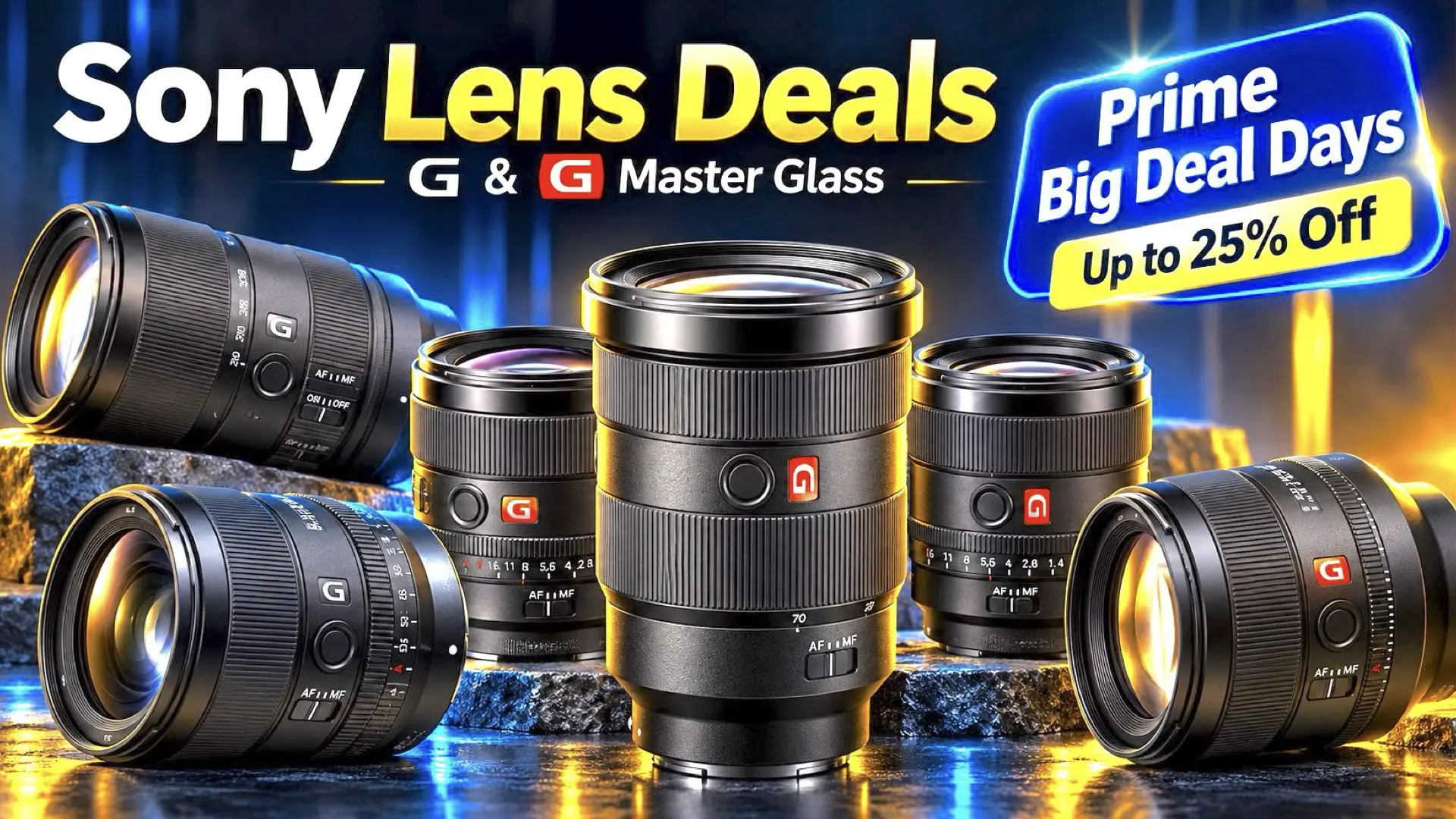 Promos Sony Lens : Jusqu’à 25% de réduction sur Amazon Prime Big Deal Days, ce qu’il faut savoir.