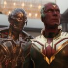 Ultron standing menacingly behind Vision in VisionQuest