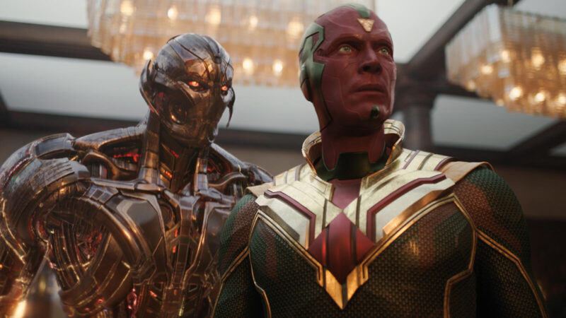VisionQuest : Paul Bettany et James Spader parlent de leur réunion de Vision et Ultron.