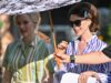 UNION COUNTY, NEW JERSEY - JUNE 13:  Anne Hathaway and Jessica Chastain (L) are seen filming on location for 'Mother's Instinct' on May 27, 2022 in Union County, New Jersey.  (Photo by James Devaney/GC Images)