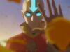 Aang uses his airbending powers