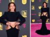 Anitta Gets Dramatic in Mugler Dress on Premio Lo Nuestro Red Carpet